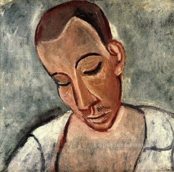 Pablo Picasso Painting - Busto marinero 1907 Pablo Picasso